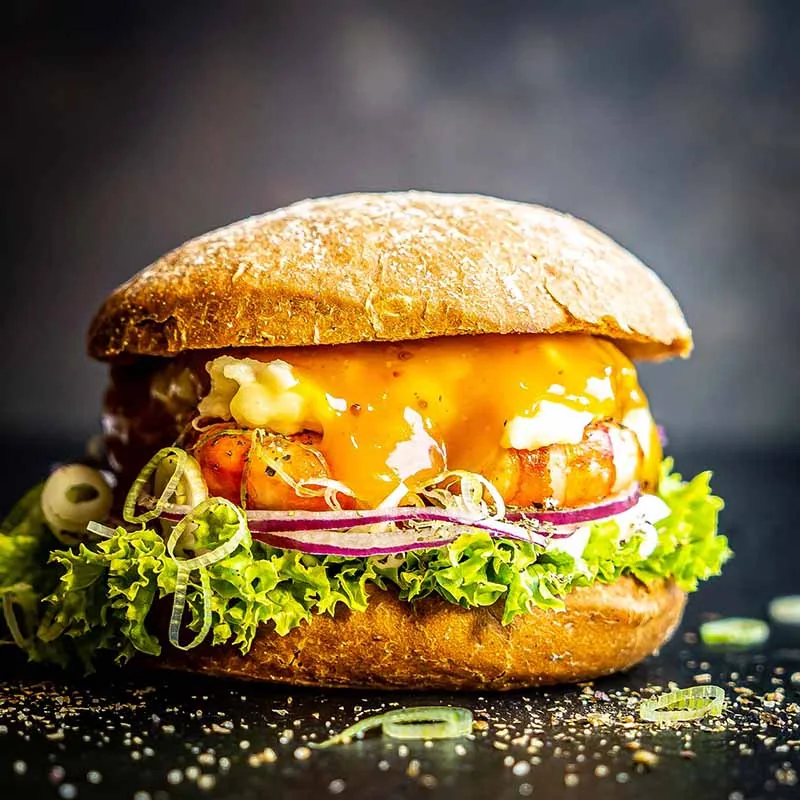 Exclusive Double Gambas Burger