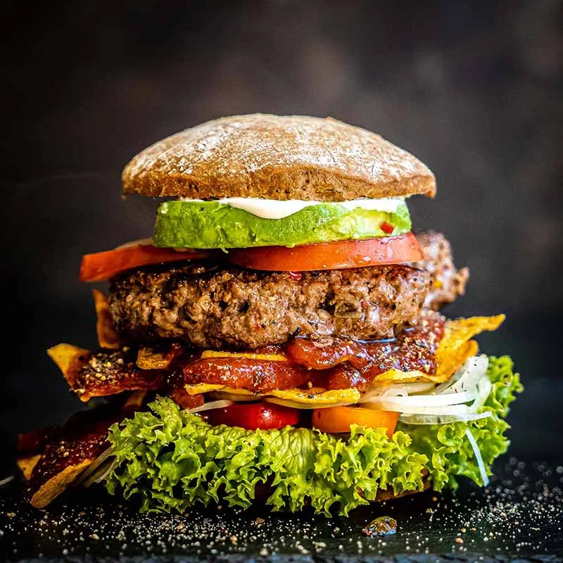 Hot Jalapeño Taco Beef Burger