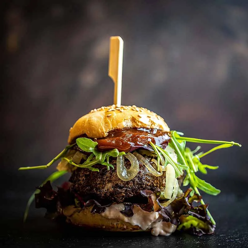 Extreme Onion Beef Burger